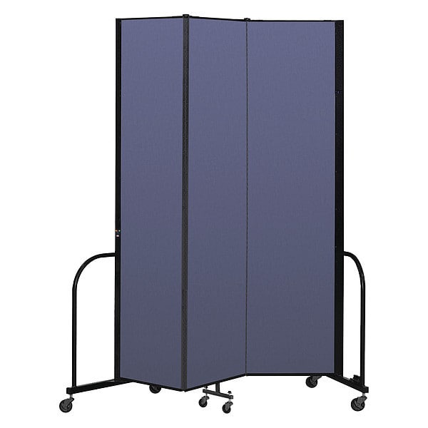Portable Room Divider, 3 Panel, 8 ft. H