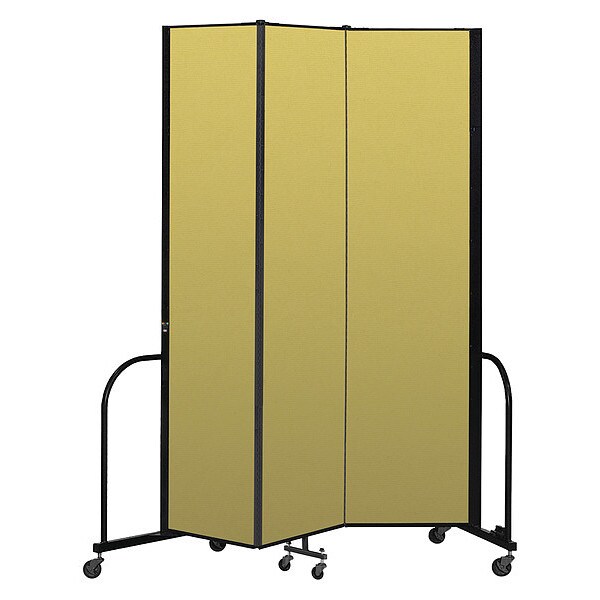 Portable Room Divider, 3 Panel, 8 ft. H