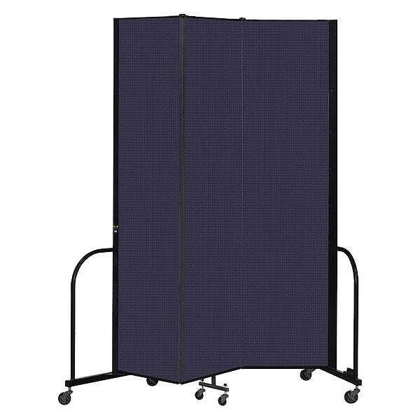 Portable Room Divider, 3 Panel, 8 ft. H