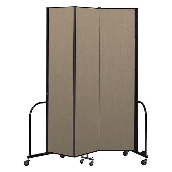 Portable Room Divider, 3 Panel, 8 ft. H