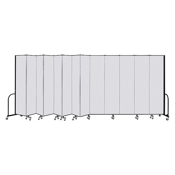 Portable Room Divider, 13 Panel, 8 ft. H x