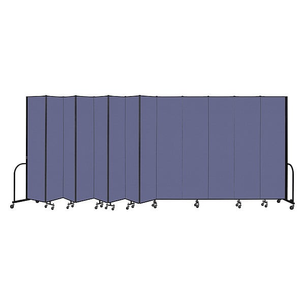 Portable Room Divider, 13 Panel, 8 ft. H x