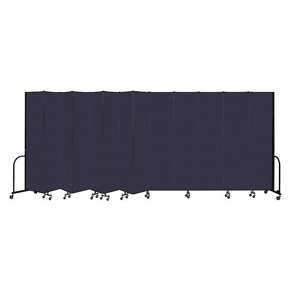 Portable Room Divider, 13 Panel, 8 ft. H x