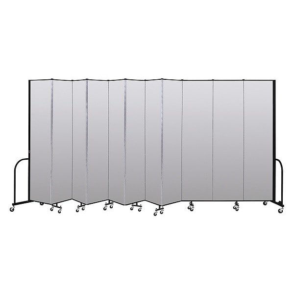 Portable Room Divider, 11 Panel, 8 ft. H x