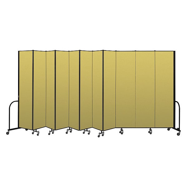 Portable Room Divider, 11 Panel, 8 ft. H x