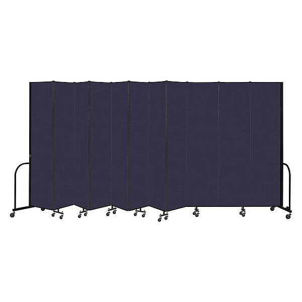 Portable Room Divider, 11 Panel, 8 ft. H x