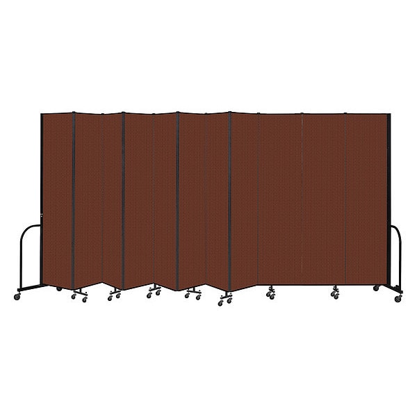 Portable Room Divider, 11 Panel, 8 ft. H x