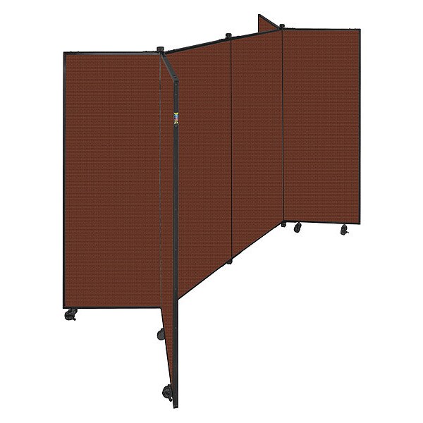 Display Tower, 6 Panel, 5ft.9"H, Auburn
