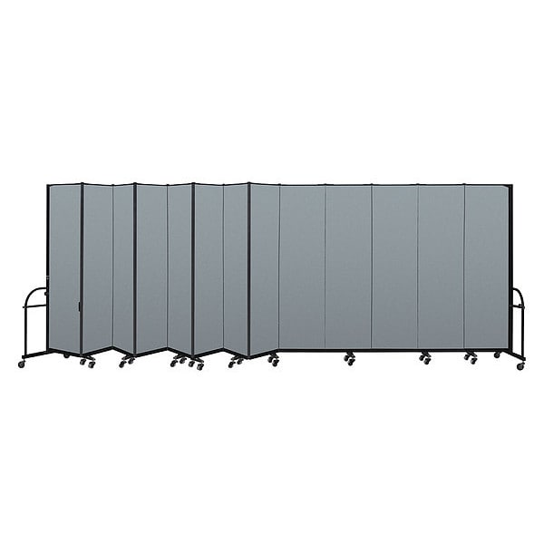 Heavy Duty Room Divider, 13 Panel, 7 ft. 4