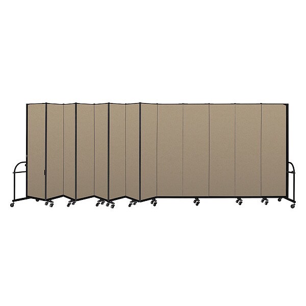 Heavy Duty Room Divider, 13 Panel, 7 ft. 4