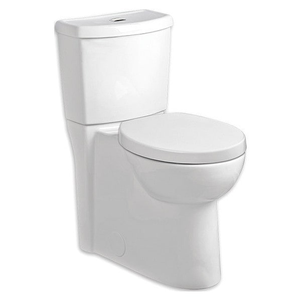 Studio Dual Flush RHe Elong 1.1/1.6Gpf T, 1.1 to 1.6 gpf, Concealed Trapway Dual Flush, Floor Mount