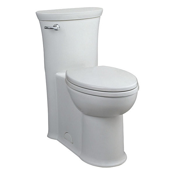 Tropic 1-Piece 1.28 Gpf Single Flush Elo, 1.28 gpf, Floor Mount, Elongated, White