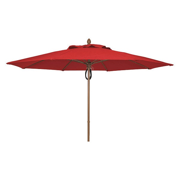 Market Umbrella 8Rib Pulley Pin, Red, 11 ft.