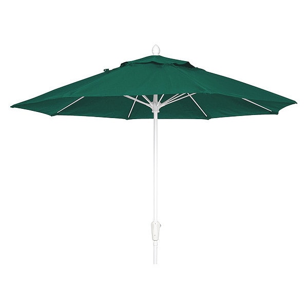 Oct Market Umbrella 8Rib Crank, Green, 7.5ft.