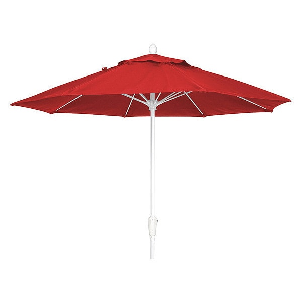 Oct Market Umbrella 8Rib Crank, Red, 7.5ft.