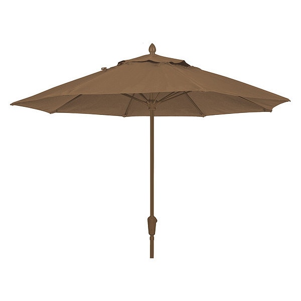 Market Umbrella 8Rib Cb Crank, Cocoa, 7.5 ft.