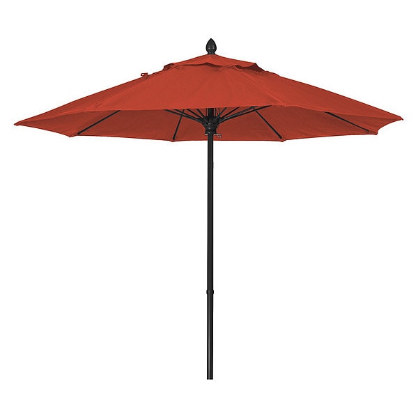 Mrkt Umbrella 8Rib PushUp, Terrctta, 7.5Ft