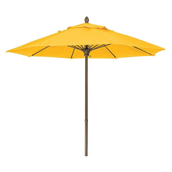 Mrkt Umbrella 8Rib PshUp Cb, Bttrcp, 7.5Ft