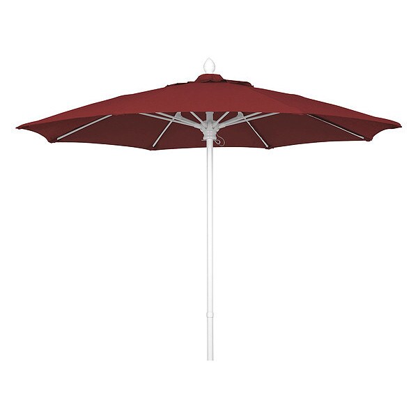 Market Umbrella 8Rib Push Up, Burgundy, 7.5 ft.