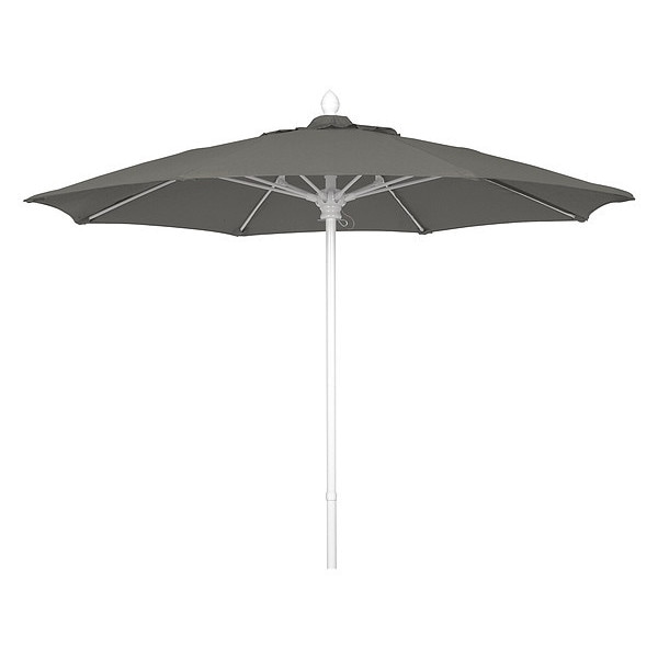 Market Umbrella 8Rib Push Up, Grey, 7.5 ft.