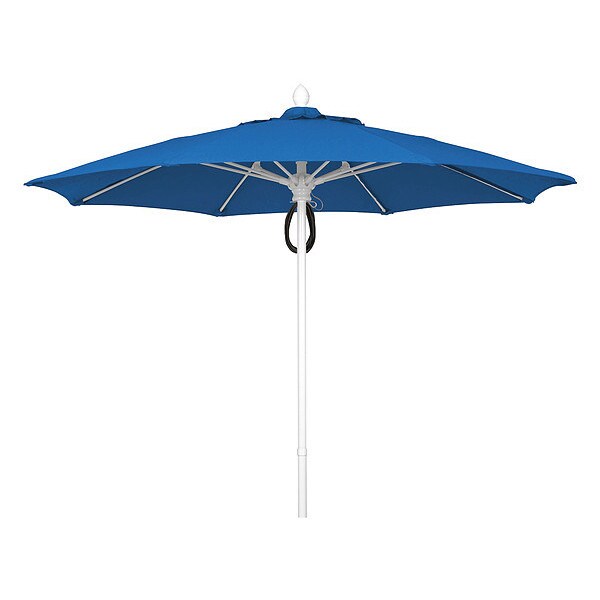 Mrkt Umbrella 8Rib Plly Pin, Sky Blue, 9Ft