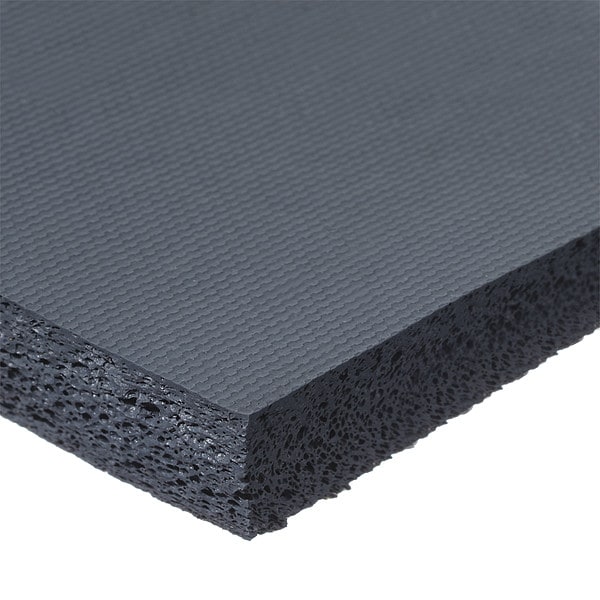 Silicone Sheet, L 24 in, Blue