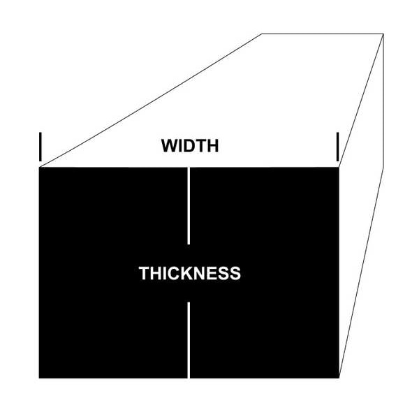 Tool Steel Rectangle Plate, 36" L, 8" W