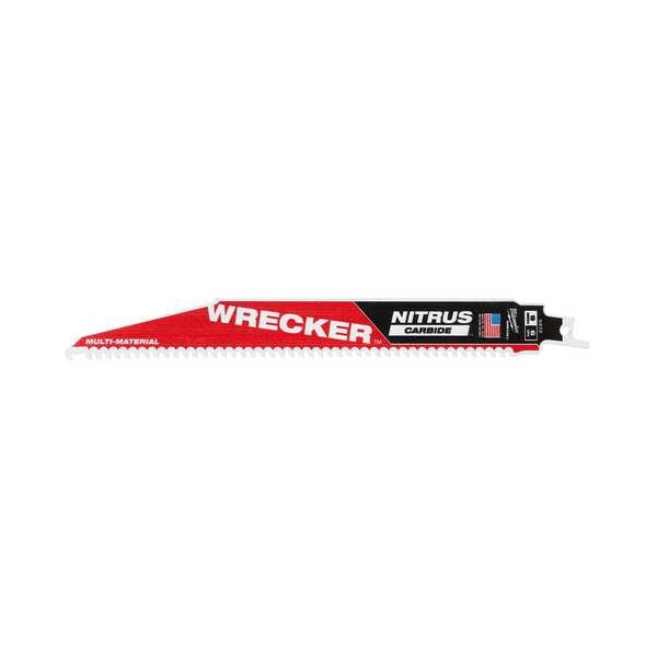 9 in. 6 TPI SAWZALL THE WRECKER with NITRUS CARBIDE Multi-Material Reciprocating Saw Blade (5 pk)