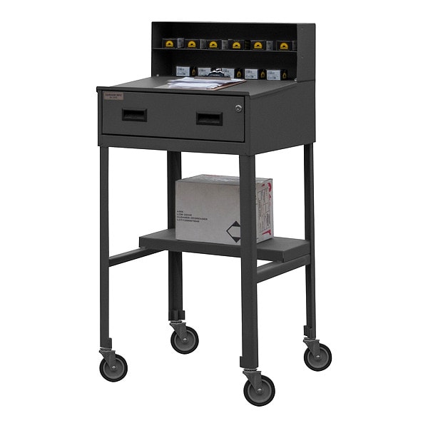 Shop Desk, 23 x 51 x 20 In, Gray