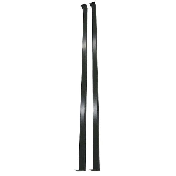 Industrial Stairway Legs, 105"H, For 112" Rise Stairways, Set of 2