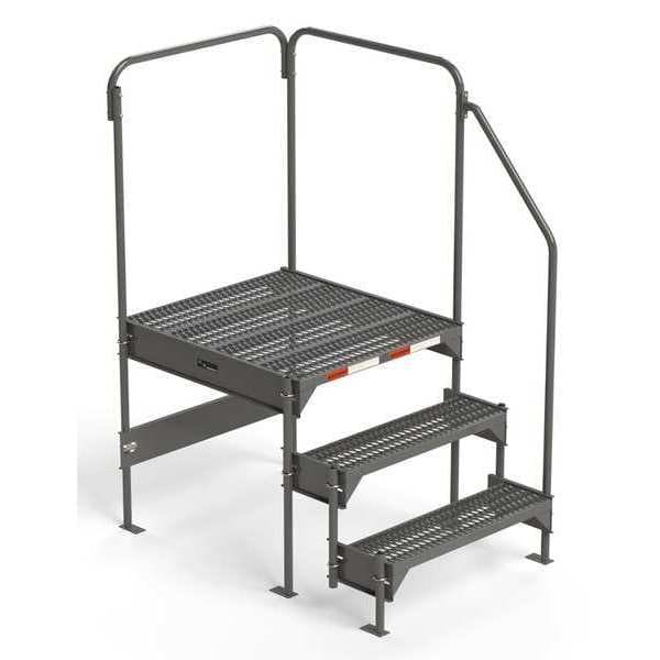 Work Platform, 18 in to 33 in H, 36 in W, 39 in D, Steel, 500 lb Load Capacity