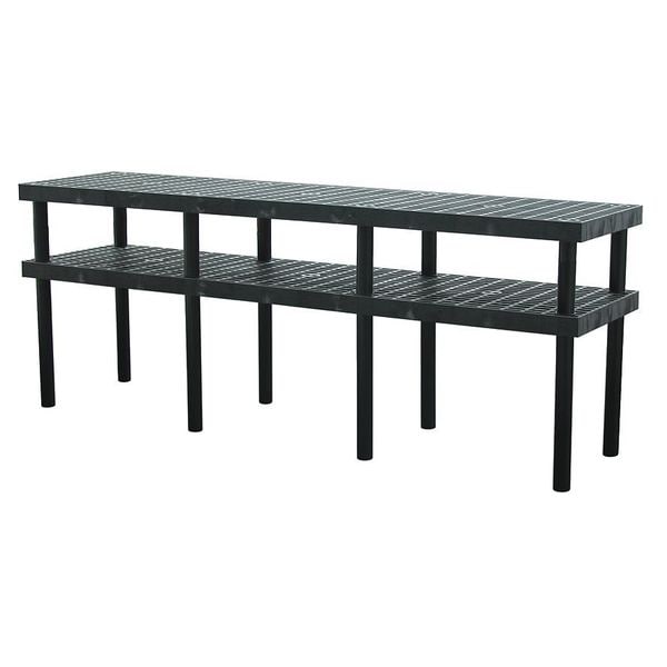 Workbenches, High Impact Plastic, 96" W, 36" Height, 1350 lb., Straight