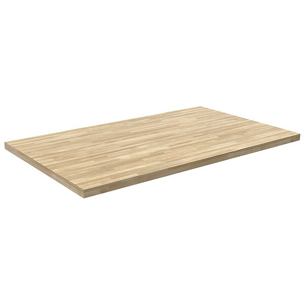 Workbench Top, Butcher Block, 72x36, Radius