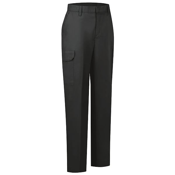 Women's Work Pant, 18, Black, 35% Cotton, 65% Polyester