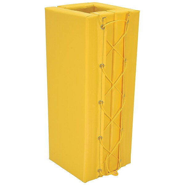 Column Protector, Yllw, 36inH, 11inW, Square