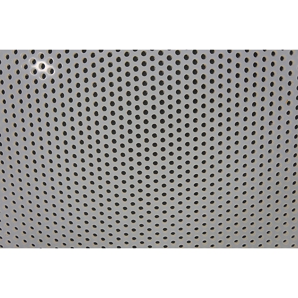 White polypropylene Perforated Sheet 96" L x 48" W x 0.125" Thick