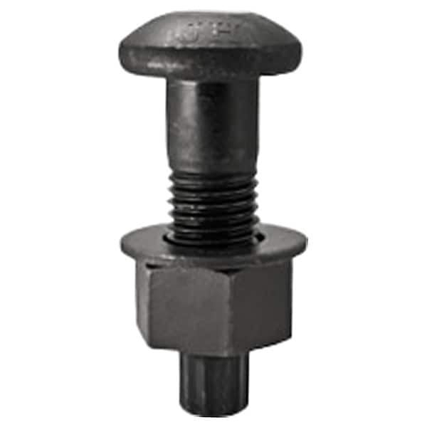 Not Graded, 7/8"-9 Structural Bolt, Plain Steel, 4 1/2 in L, 120 PK