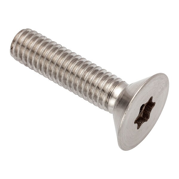 M6-1.00 Socket Head Cap Screw, Flat, Plain Stainless Steel, 25 mm Length