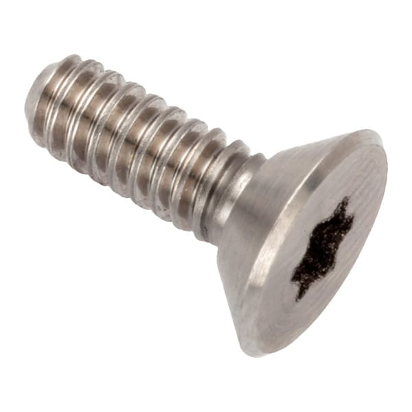 #6-32 Socket Head Cap Screw, Flat, Plain Stainless Steel, 3/8 in Length