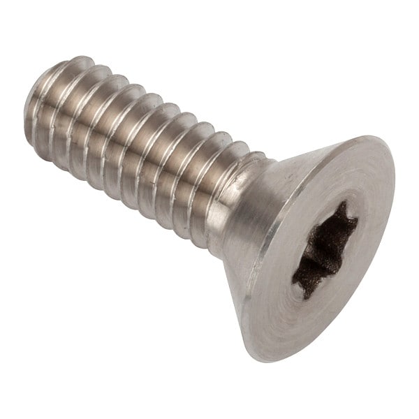 #8-32 Socket Head Cap Screw, Flat, Plain Stainless Steel, 1/2 in Length