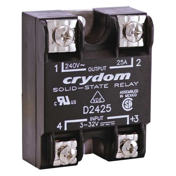 Solid State Relay, 1 Phase, Screw Clamp, Panel, SCR