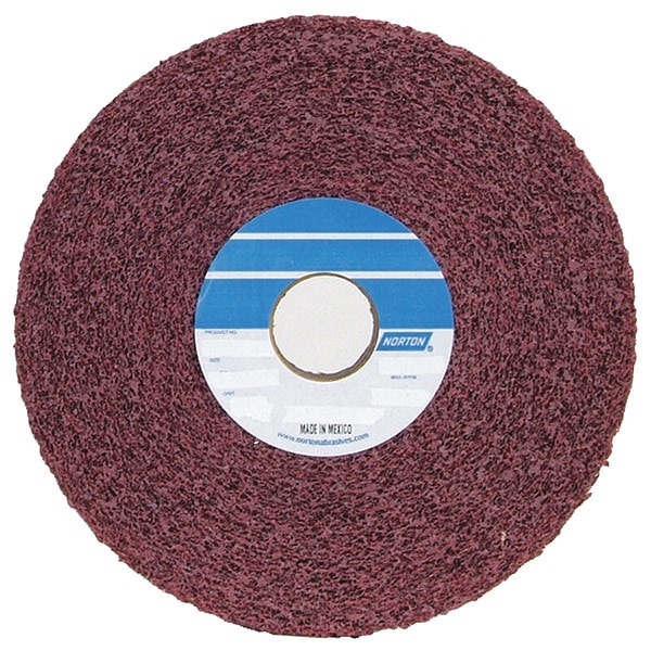 Convolute Wheel, Metal Finish, 12x1x5, MED