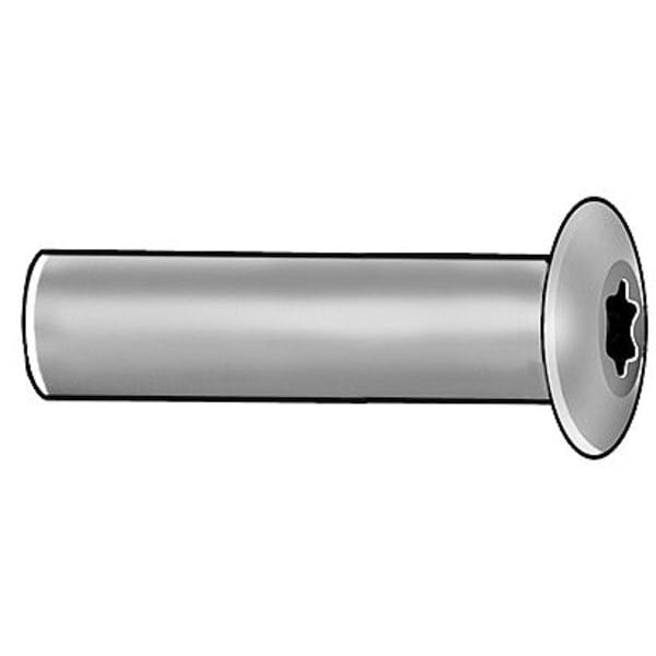 Arch Barrel, 1/2"-13, 1 1/2 in Brl Lg, 5/8 in Brl Dia, Stainless Steel Plain