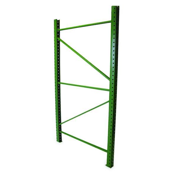 Upright Frame, 12 ft H, 3 in W, 36 in D, Green