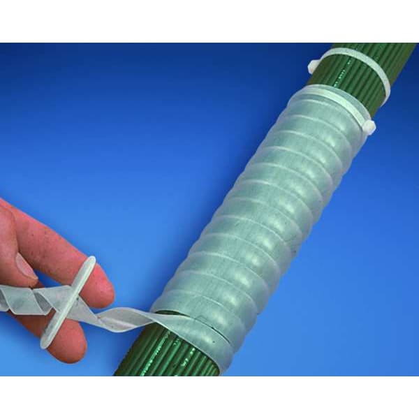 Spiral Wrap, 6 in Max Bundle Dia., 100 ft, Nylon 6/6, Black