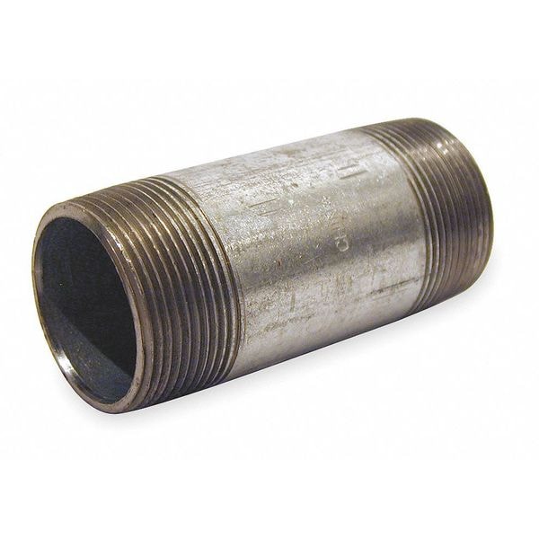 1-1/2" MNPT x 6 ft. TBE Carbon Steel Pipe Nipple Sch 40