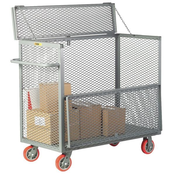 Security Box Cart, 3600 lb Capacity, 26 in W x 66 in L x 47 in H
