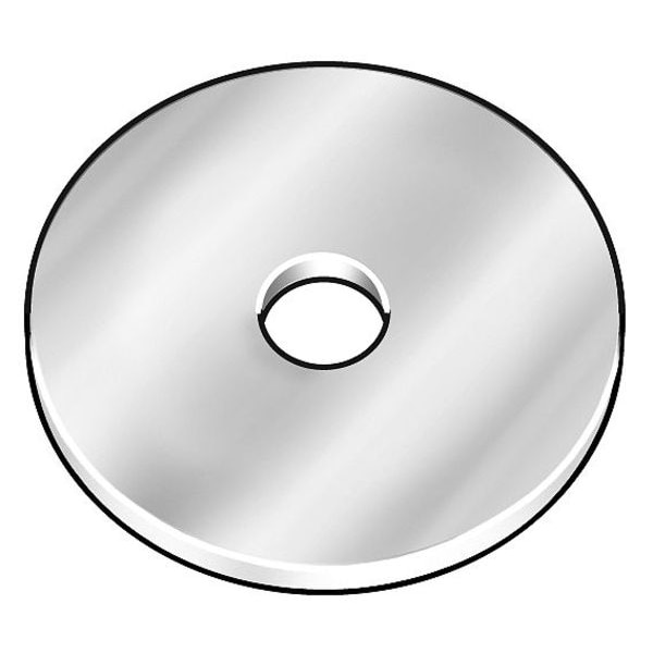Thick Fender Washer, For Screw Size 5/8" , Stainless Steel Plain Finish