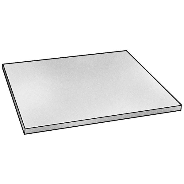 Black ABS Sheet Stock 48" L x 48" W x 0.188" Thick