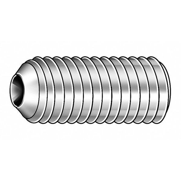 Socket Set Screw, Cup, 7/16-14x5/8, PK100